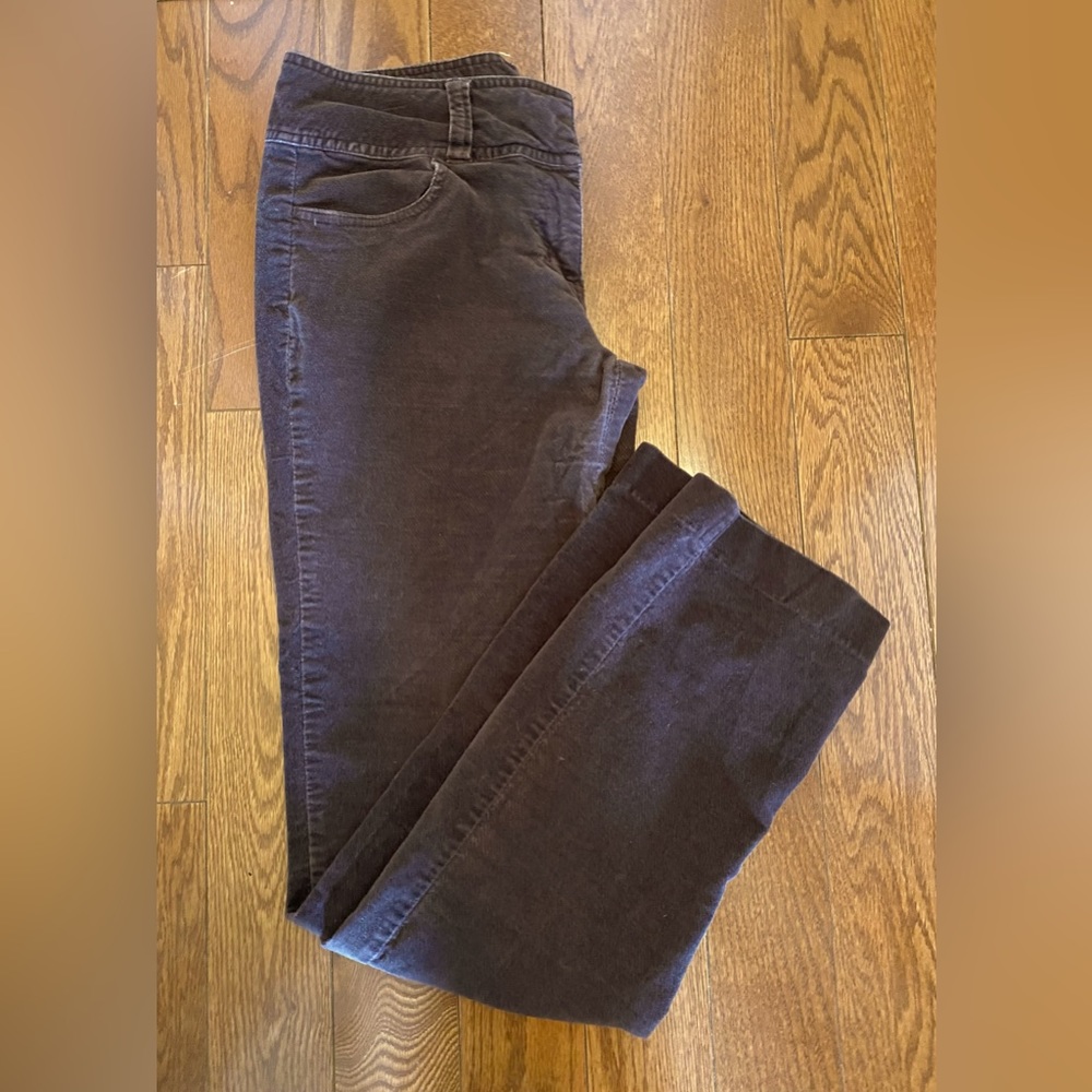 MIKK Couture brown velvety pants/jeans, size 6